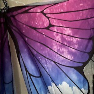 Butterfly Fairy Costume Dress with Wings